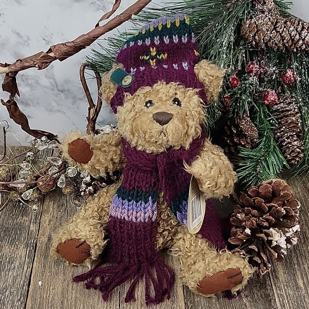 Vintage 90s brass button collection bear "Dooley" by Pickford bears 🐻